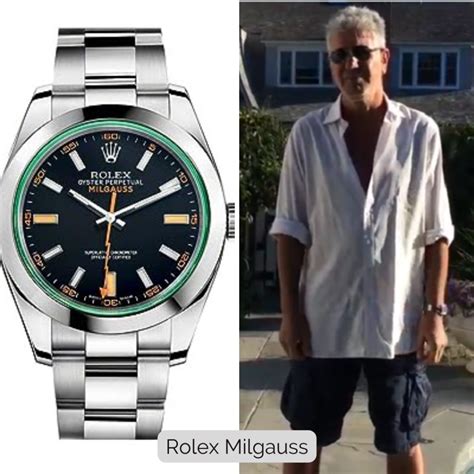 anthony bourdain rolex blue|Anthony Bourdain collection.